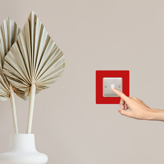 Set of 5 Single Light Switch Surrounds, square