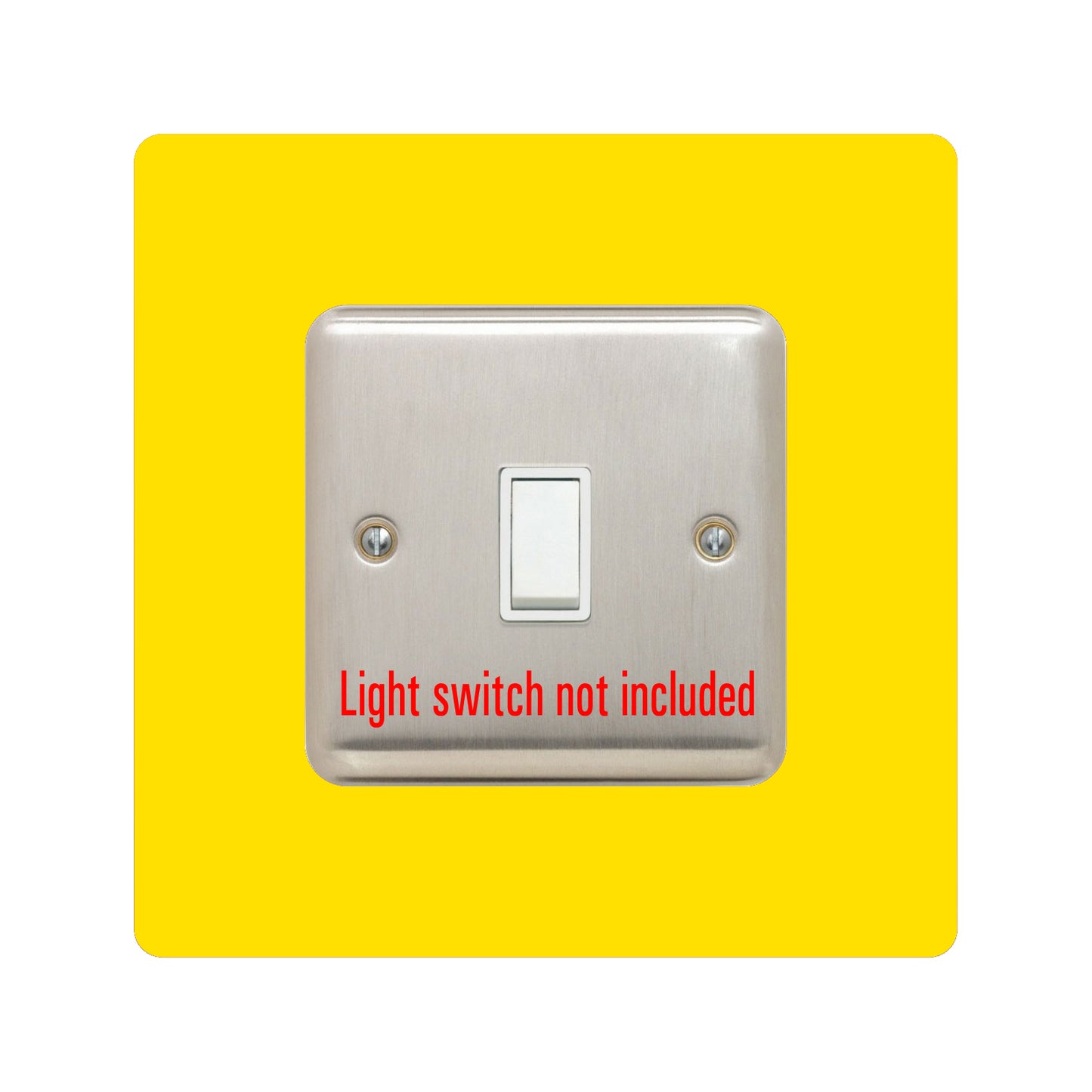 acrylic single light switch surround in dark green