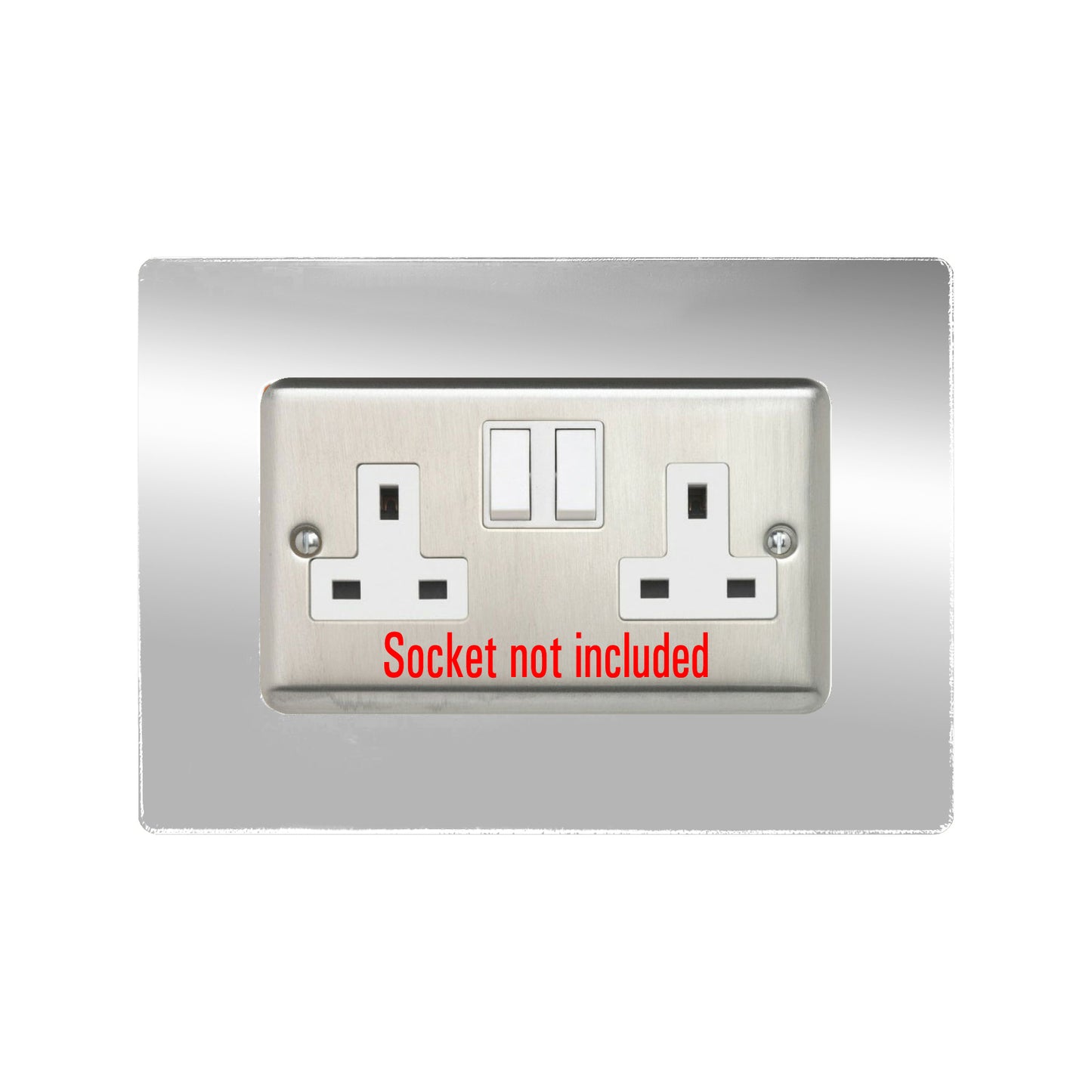 acrylic double socket surround