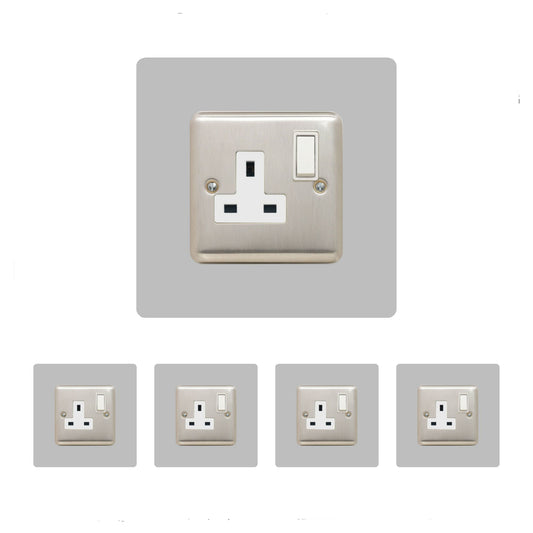 Set of 5 Single Socket Surround, square
