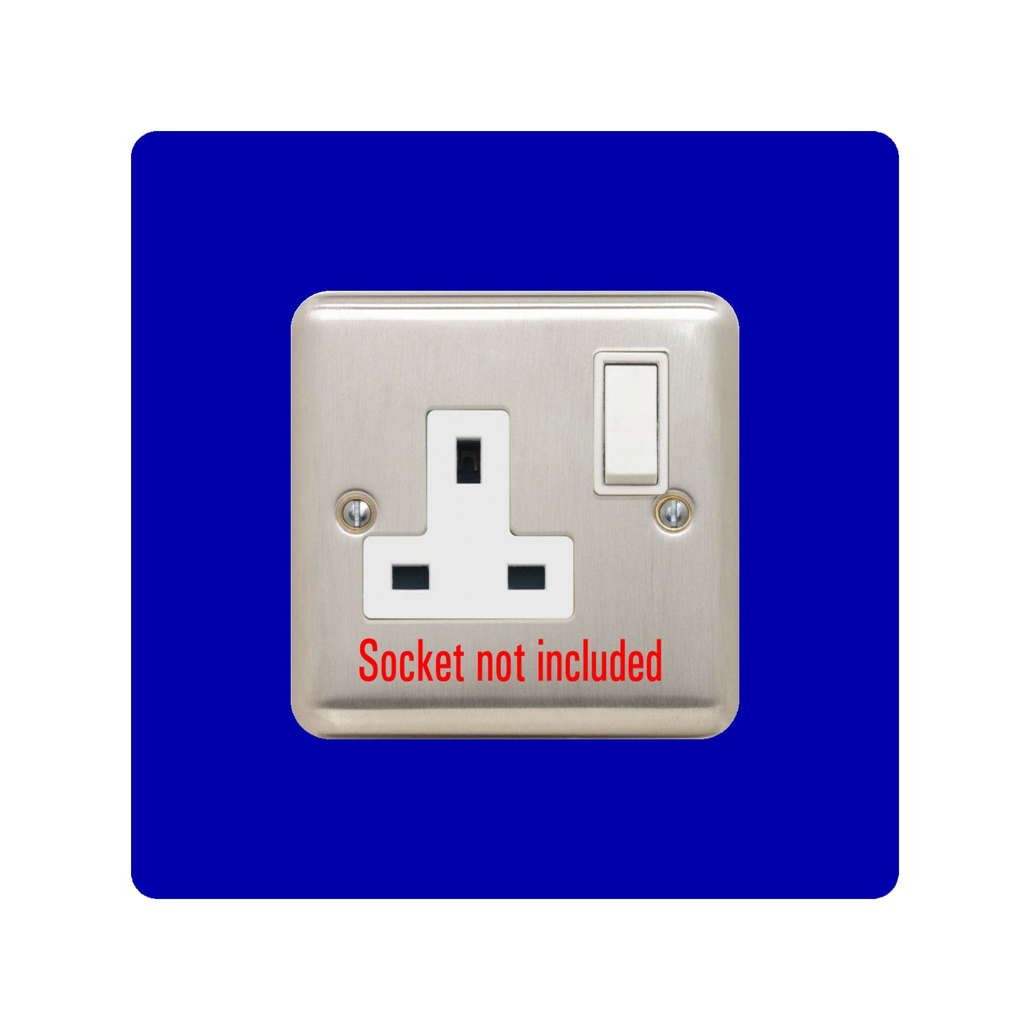 acrylic single socket surround in red