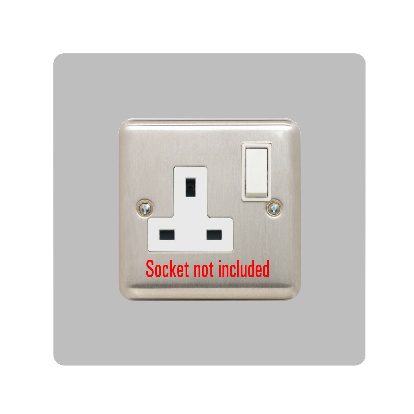 acrylic single socket surround