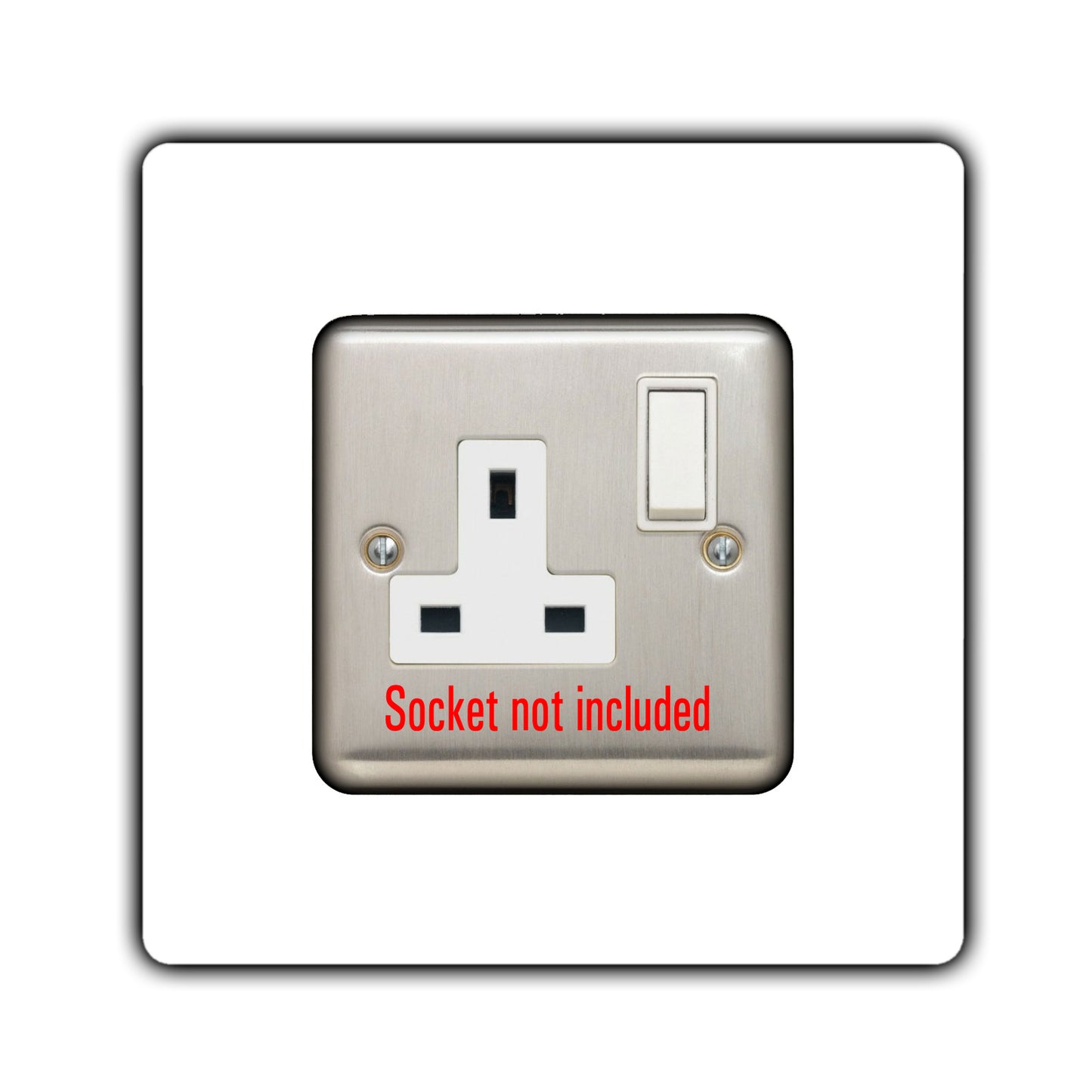 acrylic single socket surround